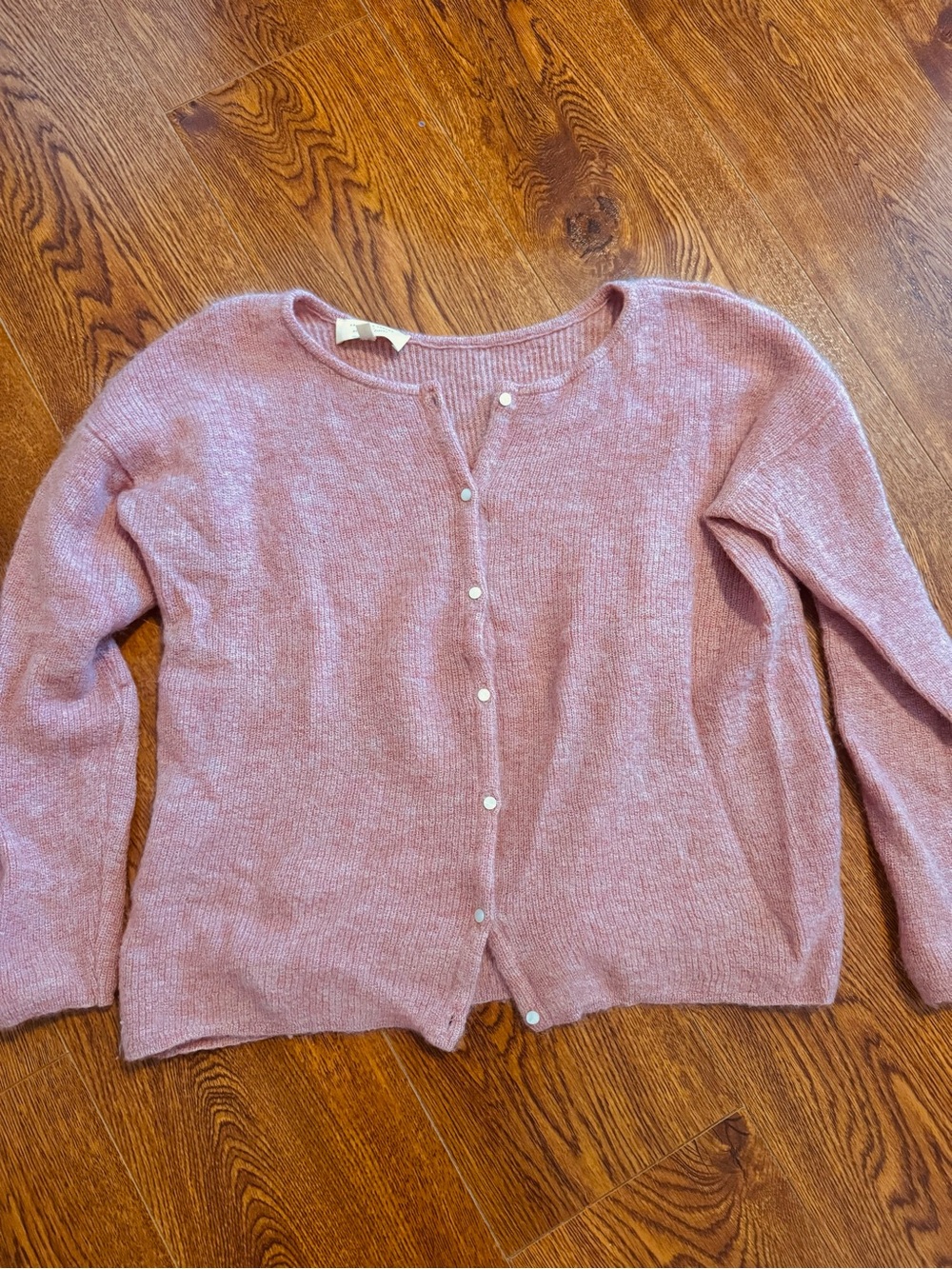 Sezane Gaspard Cardigan Dusty Rose
